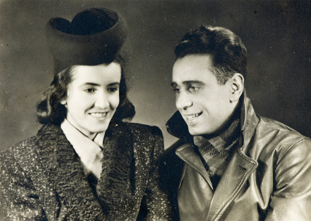 genia and marcin after the war